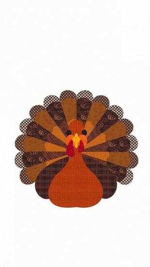 Thanksgiving Turkey Art Wallpaper iPhone
