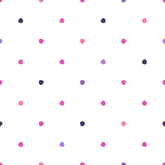 Pink And White Polka Dot Wallpaper