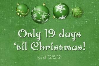 Christmas Countdown Desktop Wallpaper In HD