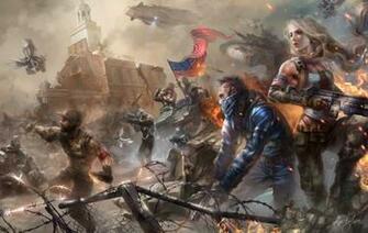 The Revolution Background Compatible Home Front