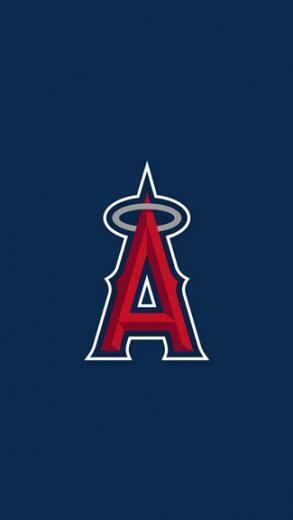 Baseball Los Angeles Angels iPhone 5c 5s Wallpaper
