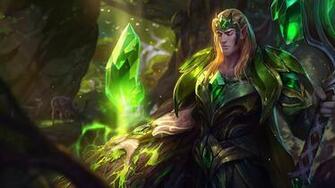 Emerald Taric Lol Splash Art League Of Legends 4k