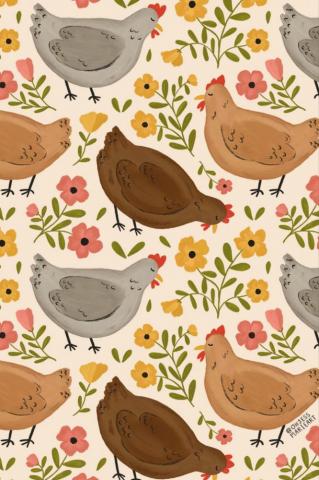 Colorful Fabrics Digitally Printed By Spoonflower Springtime