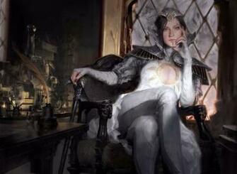 Teysa Envoy Of Ghost An Art Print By Karla Ortiz Mtg