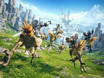 Final Fantasy A Realm Reborn Chocobo Wallpaper Gamer