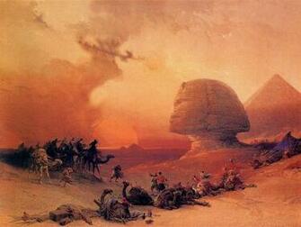 David Roberts Painting Of Ancient Egypt Oil Paintings