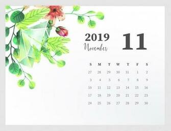 Cute November Calendar Printable Planners