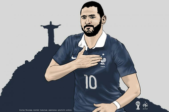 Karim Benzema Vector Work By Omerozcan