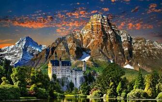 Neyshvanshteyn Munich Germany Landscape Desktop Wallpaper