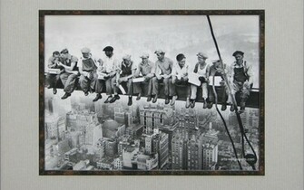 Lunch Atop A Skyscraper Poster Print Wallpaper Charles C Ebbets