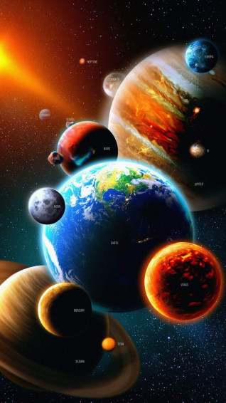 Art Of Space iPhone Wallpaper