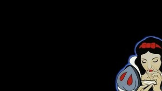 Funny Snow White Artwork Cocaine Wallpaper