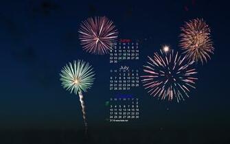 July Calendar Wallpaper
