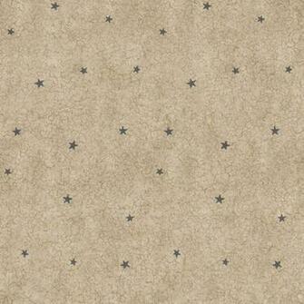 Star Toss Black Wallpaper Rustic Country Primitive
