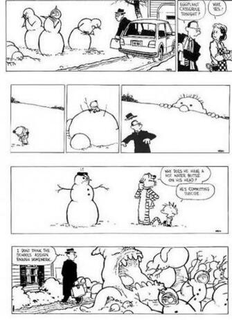 Calvin And Hobbes Snowmen