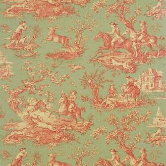 Home Wallpaper Sanderson Toile Stag Hunting