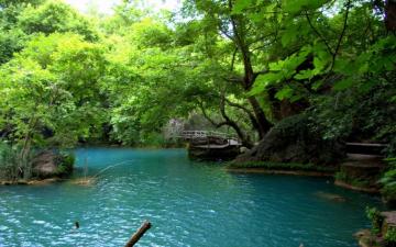 Blue Lake In Forest Wallpaper Abant Eski Ehir