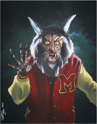 Todd Spence Geek Art Along With My Thriller Zombie Painting