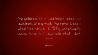 Livid Letters Quote Wallpaper