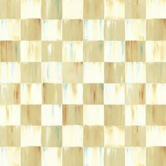 Mackenzie Childs Parchment Check Wallpaper Contemporary