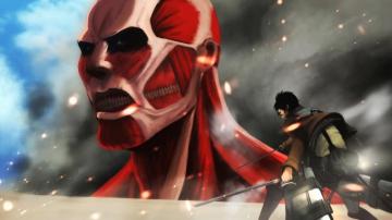 Eren Jaeger Colossal Titan Attack On Shingeki