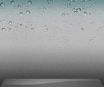 iPhone 4s Water Drops With Dock Wallpaper