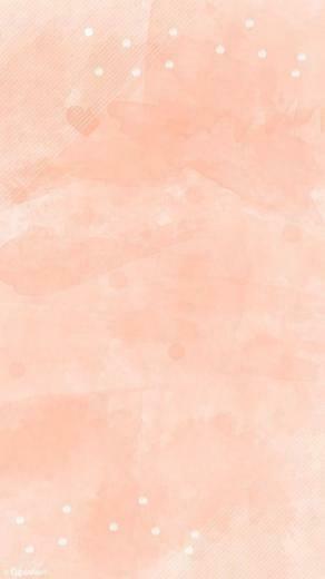 Peach Coral Watercolour iPhone Phone Wallpaper Background Lock