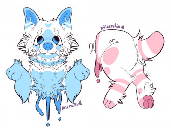 Cotton Candy Gore By Vixessrin Fur Affinity Dot Net