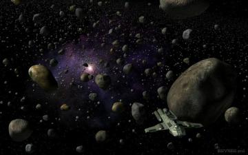 Asteroid Background Image HD Wallpaper