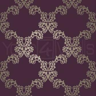 Royal Purple Damask Wallpaper Image Hosted At Biggerbids