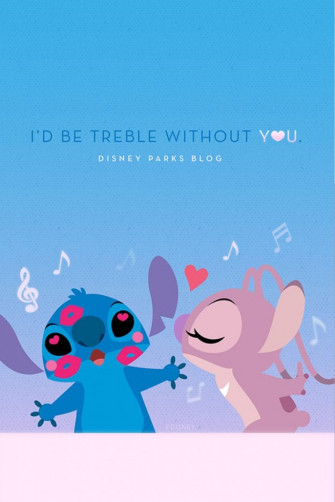 Stitch Valentine S Day Wallpaper iPhone Android Disney