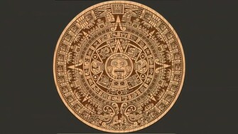 Man Made Aztec Calendar Wallpaper