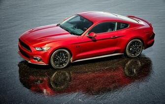 Ford Mustang Gt Black Accent Wallpaper