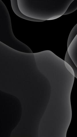 Ios Blac Dark Abstract Wallpaper