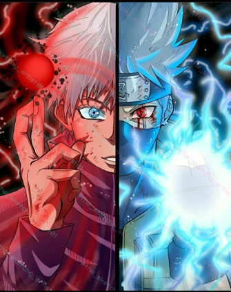 Gojo Vs Kakashi Chidori Red Im Posting The Full Version On