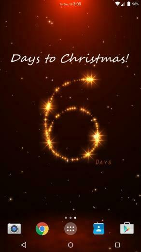 Turn Your Android S Wallpaper Into A Christmas New Year Countdown