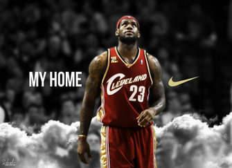 Lebron James My Home Cleveland Art By Skdworld Customization Wallpaper