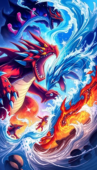 Primal Groudon And Kyogre Wallpaper