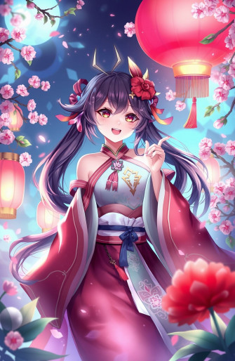 Hutao Genshin Impact Wallpaper