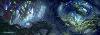 Tree Roots Magic Forest Wallpaper Baltana