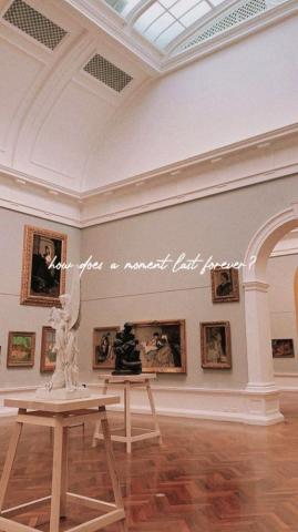 Museum Aesthetic Wallpaper Quote