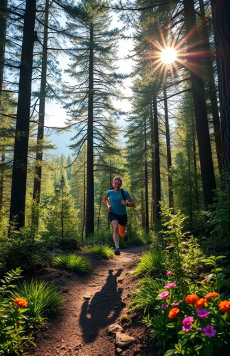 Trail Running Wallpaper
