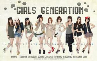 Snsd Calendar Wallpaper