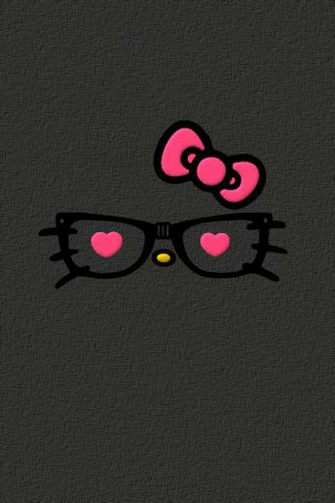 Droidsr4girls Hello Nerdy Kitty Face Wallpaper
