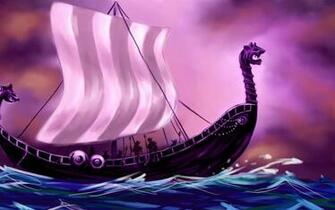 Viking Ship Wallpaper