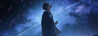 Alone Anime Boy Scenery 4k Wallpaper