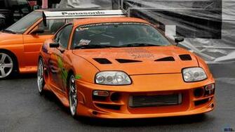 Wallpaper Toyota Supra After Rain X Widescreen Desktop