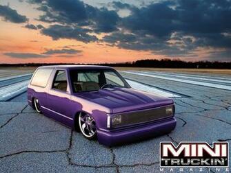 Mini Truckin Desktop Wallpaper June2011 Chevy S10 Blazer Front