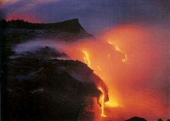 Volcano Kilauea Hawaii Lava River Jpg