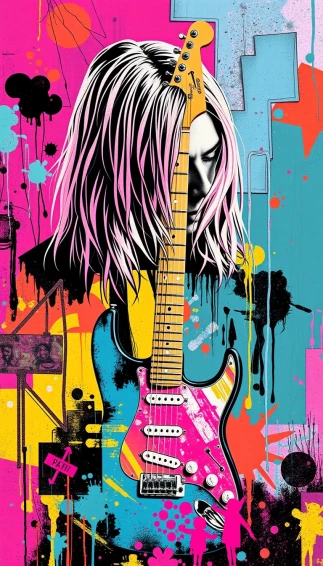 Kurt Cobain Phone Wallpaper